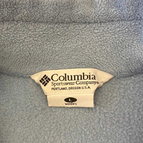 Columbia Sky Blue Fleece Jacket - Picture 2 of 4